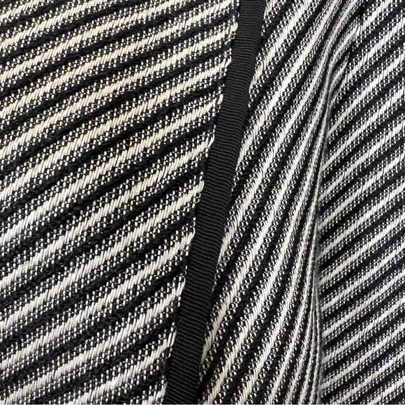 Chico’s Womens Diagonal Jacquard Striped Lise Jacket - Picture 8 of 9